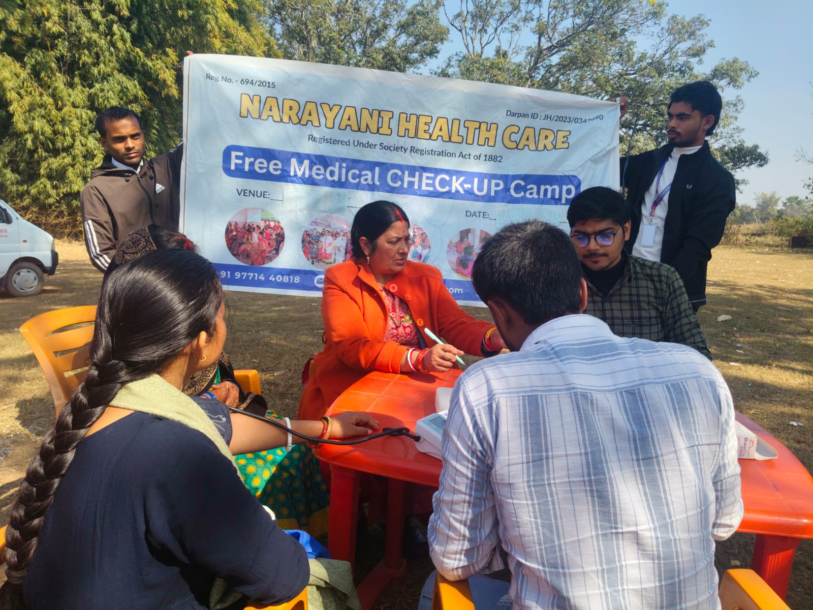 🌿 Free Health Check-Up Camps: Bringing Healthcare Closer to Rural Communities